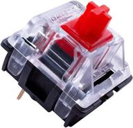 granvela gateron ks-8 red switches for mechanical keyboards,3-pin black-shell compatible with smd rgb light-pack 20 logo