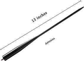 img 3 attached to 🚗 Enhance your Ford F150 with JAPower's 13-inch Black Replacement Antenna