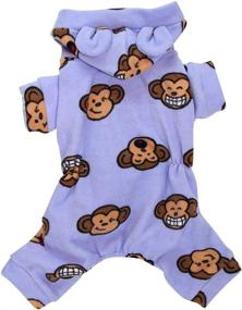 img 3 attached to Monkey Pajamas Bodysuit Loungewear Coverall