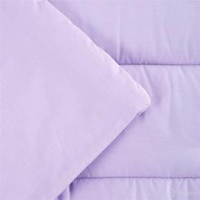 img 1 attached to 🌸 Wake In Cloud - Lilac Nap Mat: Comfortable Sleeping Bag for Kids with Removable Pillow and Microfiber Fill