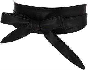 img 2 attached to Aecibzo Womens Leather Around Waist Women's Accessories at Belts