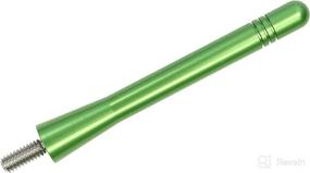 img 2 attached to AntennaMastsRus - Made In USA - 4 Inch Green Aluminum Antenna Is Compatible With Jeep Wrangler TY - YJ (1987-2006)