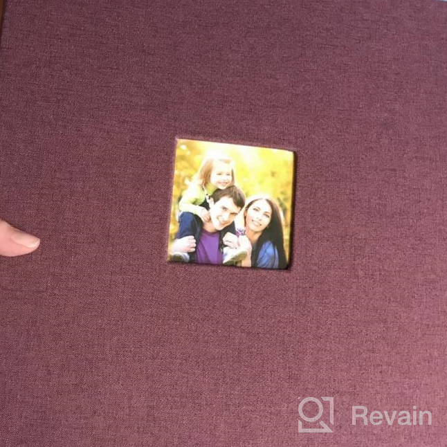 img 1 attached to Vienrose Large Photo Album Self Adhesive For 4X6 8X10 Pictures Magnetic Scrapbook Album DIY 40 Blank Pages With A Metallic Pen review by Stephanie Hammons