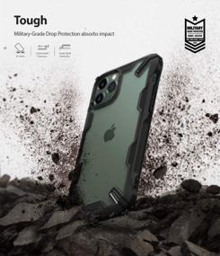 img 1 attached to Black IPhone 11 Pro Case – Ringke Fusion-X: Heavy Duty Bumper Cover With Shockproof Design