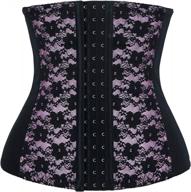charmian women's lace waist trainer underbust corset bodyshaping girdle shapewear - получите мгновенный стройный вид! логотип