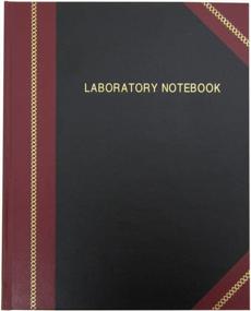 img 4 attached to BookFactory Lab Notebook/Laboratory Notebook - Professional Grade - 96 Pages, 8" X 10" (Ruled Format) Black And Burgundy Imitation Leather Cover, Smyth Sewn Hardbound Student (LRU-096-SRS-A-LKMST1)