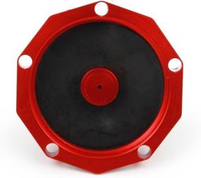 img 2 attached to JFG RACING Billet Gas Fuel Tank Cap Cover - Compatible with CRF250R/X, CRF450R/X, XR80, XR250, XR650R, TRX450R - Red (2004-2015, 2002-2015, 88-89, 86-04, 04-07, 04-09)