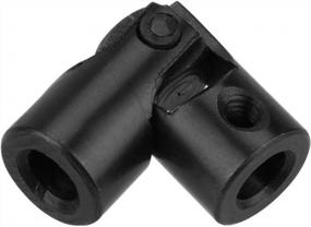 img 1 attached to DIY Universal Joint Steering Shaft Coupling Motor Connector 6X12X34Mm Black