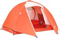 semoo waterproof ,3 person, 2 doors, 4-season aluminum pole lightweight family tent for camping logo