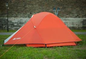img 3 attached to SEMOO Waterproof ,3 Person, 2 Doors, 4-Season Aluminum Pole Lightweight Family Tent For Camping