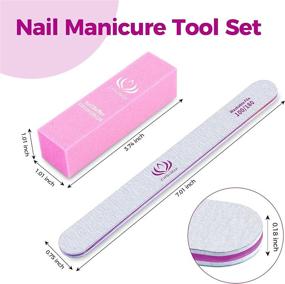 img 3 attached to 💅 16-Pack Professional Nail File Buffers