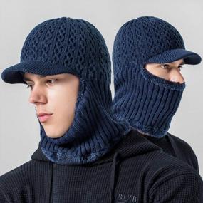 img 2 attached to Stay Warm This Winter With DOCILA Balaclava Fleece Ski Mask & Neck Gaiter Beanie Caps
