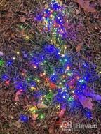 img 1 attached to 🎄 QZYL 410 FT Christmas Lights Outdoor: 1000 LED Multicolor String Lights, Waterproof & Remote-Enabled Fairy Lights for Party Decorations review by Kyle Bonnell