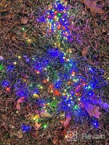 img 8 attached to 🎄 QZYL 410 FT Christmas Lights Outdoor: 1000 LED Multicolor String Lights, Waterproof & Remote-Enabled Fairy Lights for Party Decorations