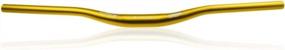 img 3 attached to Gold Aluminum Alloy MTB Handlebar - 31.8Mm Diameter With Extra Long 720Mm Riser Bar - Ideal For Most Bicycles, Road Bikes, BMX, Fixie Gears, And Cycling