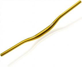 img 4 attached to Gold Aluminum Alloy MTB Handlebar - 31.8Mm Diameter With Extra Long 720Mm Riser Bar - Ideal For Most Bicycles, Road Bikes, BMX, Fixie Gears, And Cycling