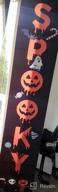 img 1 attached to Spooky Outdoor Halloween Decorations: Welcome Trick Or Treaters With Yellow Halloween Signs! review by Deep Echemendia