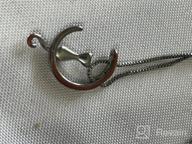 img 1 attached to 🌙 TMCO 925 Sterling Silver Cat Necklace with Moon Pendant review by Heather Richards