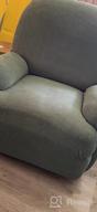 img 1 attached to Protect And Transform Your Recliner With H.VERSAILTEX Super Stretch Recliner Cover In Chocolate - Non-Slip, Form-Fitted And Soft Thick review by Brittney Weaver