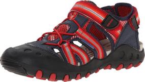 img 4 attached to Geox Junior Kyle Sandal Toddler Boys' Shoes: Top-Rated Sandals for Active Kids