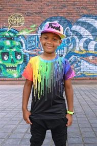 img 1 attached to 👕 High-Quality Printed Athletic Homewear Vacation Clothing for Boys: Tops, Tees & Shirts