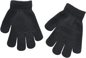 img 3 attached to BaiX Winter Knitted Writing Gloves: Must-Have Accessories for Girls in Cold Weather!