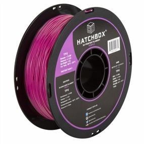 img 4 attached to HATCHBOX Purple TPU 3D Printer Filament - High Quality 1Kg Spool With +/- 0.03Mm Dimensional Accuracy And Shore 95A Hardness In 1.75Mm Diameter