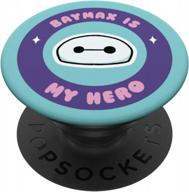 show your love for baymax with disney big hero 6: the series badge popsockets popgrip logo