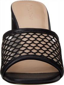 img 3 attached to Block Heel Mule Sandal For Women - The Pattie Drop