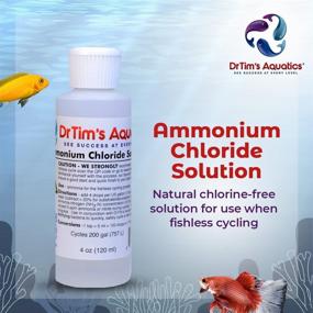 img 3 attached to 🐠 Efficient DrTim's Aquatics Ammonium Chloride Solution: Effective Fish Tank Cleaner for Saltwater, Freshwater & Reef Aquariums