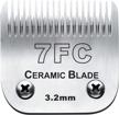 ceramic and stainless steel blade for andis, oster, and wahl dog clippers - 7fc blade for precise grooming results on all dog hair types logo