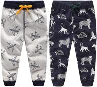 trousers cartoon printed toddler sweatpants boys' clothing - pants for style and comfort logo