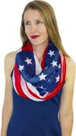 shimmer anna shine american patriotic women's accessories ~ scarves & wraps logo