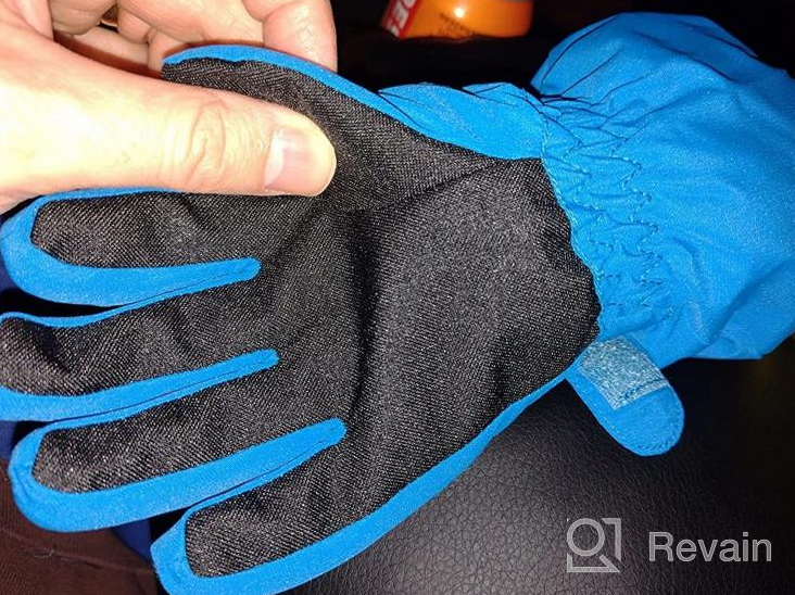 img 1 attached to Optimized Search: Azarxis Winter Warm Gloves for Kids - 🧤 Windproof & Thermal Cold Weather Gloves, Ideal for Boys & Girls review by Ryan Calabro