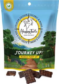 img 4 attached to 🐶 HappyTails Journey Up Dog Treats 6oz - Premium Protein with Fruits, Berries, Veggies - Prebiotics, Omega 3s & 6s - Made in USA with Natural Ingredients - Immune & Digestive Support and Skin & Coat Health