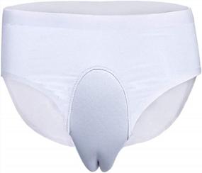 img 4 attached to Camel Toe Hideaway Gaff Panty Shaping Brief For Crossdresser Transgender - Breathable Silk Fabric