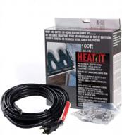 heatit hird 100ft 5w roof & gutter snow de-icing cable - keep your home safe this winter! logo