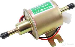 img 3 attached to 🚀 Universal Heavy Duty Gas Diesel Inline Electric Fuel Pump HEP-02A - 12V Low Pressure, Metal Solid, 2.5-4 PSI - Ideal for Gasoline and Diesel Engines, Motorcycles, Carburetors, Lawn Mowers