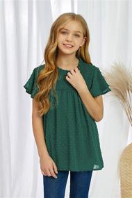 img 2 attached to Paitluc Clothes Casual Crochet 12Y 13Y Girls' Clothing and Tops, Tees & Blouses