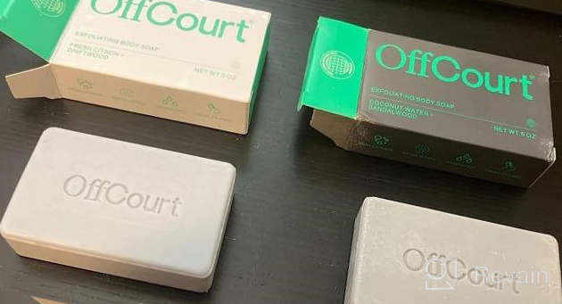 img 1 attached to Experience A Luxurious Deep Cleanse With OffCourt'S Exfoliating Body Soap For All Skin Types - Infused With The Rejuvenating Scent Of Coconut Water And Sandalwood review by Jeff Bremmer