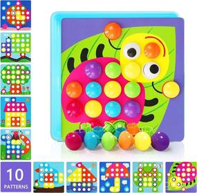 img 4 attached to OKREVIEW Button Art Toys Toddlers