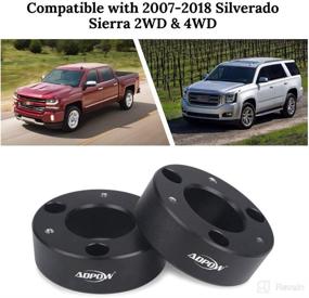 img 1 attached to 🚗 ADPOW Chevy GMC GM Silverado 1500 Lift Kit: 3" Front Leveling Lift for 2WD/4WD Trucks (2007-2019)