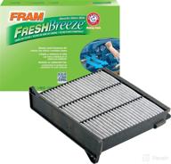 fram fresh breeze cabin air filter replacement with arm and hammer baking soda, easy installation, cf10746 for mitsubishi vehicles - optimize your car's passenger compartment air filtration logo