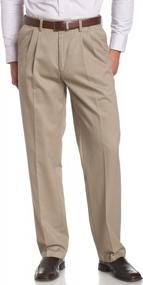 img 3 attached to Savane Men'S Pleated Performance Chino Pant