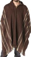 gamboa alpaca poncho hooded dark women's accessories - scarves & wraps логотип