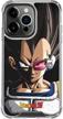 officially licensed dragon ball z vegeta portrait skinit phone case for iphone 14 pro - clear design for ultimate protection logo