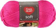 red heart soft yarn pink logo