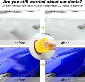 img 2 attached to 🔨 Fonowt Car Dent Puller: 2 Pack Powerful Car Dent Remover for Quick Dent Repair on Cars, Glass, Screens, Tiles & Heavy Objects - Suction Cup Dent Puller for Effortless Moving