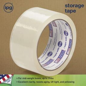 img 3 attached to Clear IPG SDP50 Storage Tape With 1.88 In Width And 54.6 Yd Length To Safeguard Your Items