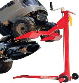 img 4 attached to Effortlessly Lift Your Riding Mower With MoJack EZ Max - 450Lb Capacity, Folds Flat For Easy Storage, Perfect For Maintenance Or Repair